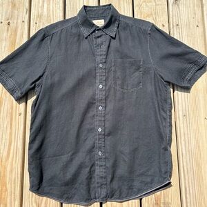 Tommy Bahama Jeans Shirt Mens M Linen Tencel Blend Camp Pockets Button‎ Up Beach